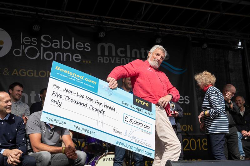 There were a lot of fun at the GGR2018 Prize Giving Day on April 22, 2019 in Les Sables d'Olonne, come join us for this time photo copyright GGR 2018 / Christophe Favreau taken at  and featuring the Golden Globe Race class