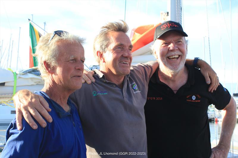 #GGR 3 Chichesters together photo copyright Jean-Luc Lhomond taken at  and featuring the Golden Globe Race class
