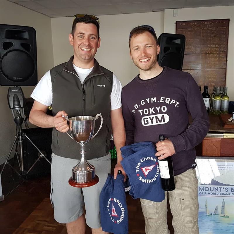 Richard Pepperdine & Pete Gray finish 2nd in the GP14 Midland Championship at Chase photo copyright Michelle Evans taken at Chase Sailing Club and featuring the GP14 class