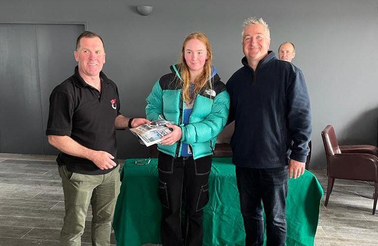 Prizewinners at the GP14 Spring open meeting at Sligo photo copyright Stephen Boyle taken at Sligo Yacht Club and featuring the GP14 class