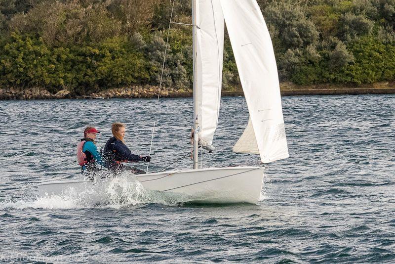 Rosanna Joyce and Sian Baird - GP14 National Youth Championship at West Lancashire - photo © Kit Robinson