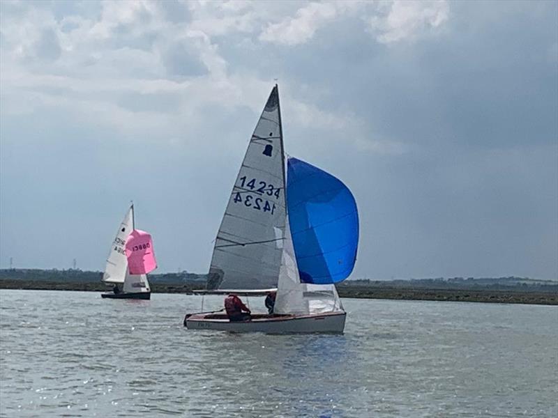 Tactical choices during the GP14 Southern Travellers event at Maylandsea Bay - photo © Maylandsea Bay SC