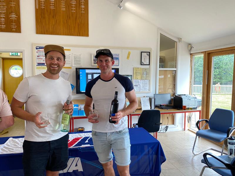 South Cerney GP14 Open winners Gavin Tullett and Jonny Stevenson - photo © Vernon Perkins