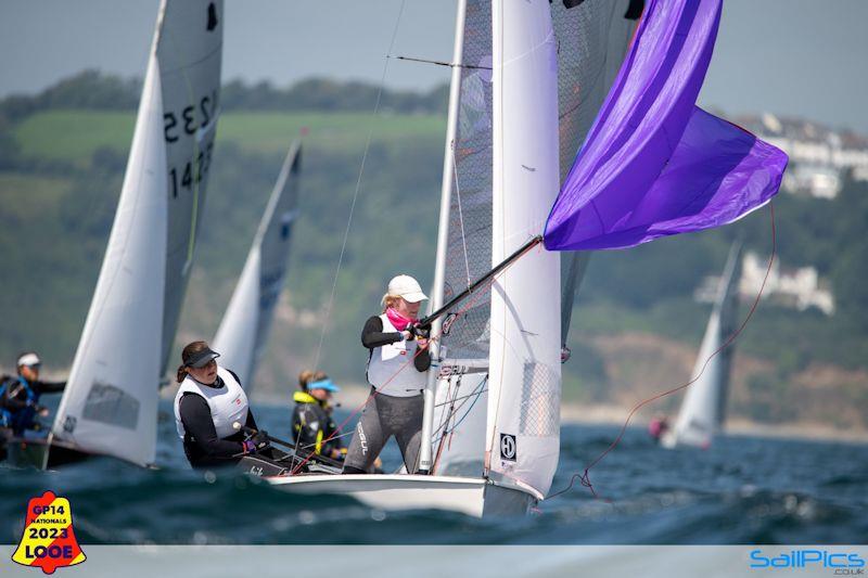 Jane Kearney and Rebekah OTiarnaigh - GP14 Nationals 2023 at Looe - photo © Richard Craig / www.SailPics.co.uk