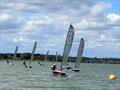 Approaching the windward mark during the Deben YC Hadron H2 Open © Paul Norris