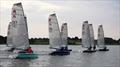 Close racing with Robin Parsons in 'Scaramouche' leading race 3 of the Deben H2 Open © Keith Callaghan