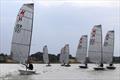 Josh Hamer in 'Dirty Martini' leads the fleet in the second race of the Deben H2 Open © Keith Callaghan