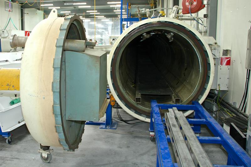 Hall Spars - A 43metre long autoclave can be used to cure over length battens photo copyright Richard Gladwell taken at  and featuring the  class