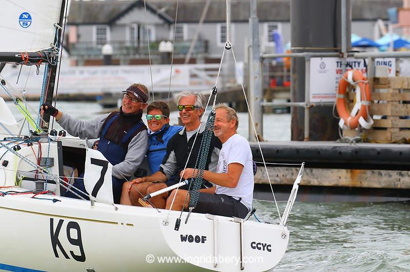 Woof on day 7 of Cowes Week 2023 photo copyright Ingrid Abery / www.ingridabery.com taken at Cowes Combined Clubs and featuring the H boat class