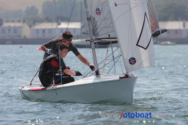 Hornet at the River Exe Regatta photo copyright Mike Rice / www.fotoboat.com taken at Topsham Sailing Club and featuring the Hornet class