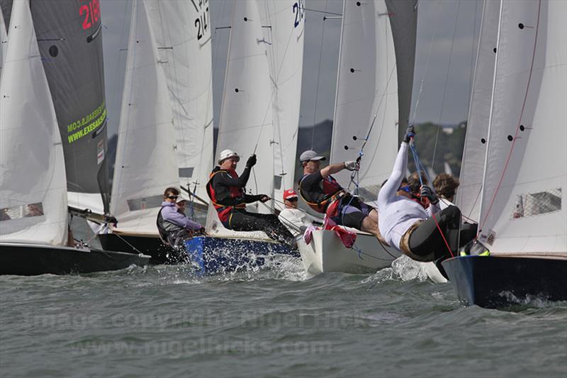 Hornet racing during the Saturday of the River Exe Regatta photo copyright Nigel Hicks Photography / www.nigelhicks.com taken at Exe Sailing Club and featuring the Hornet class