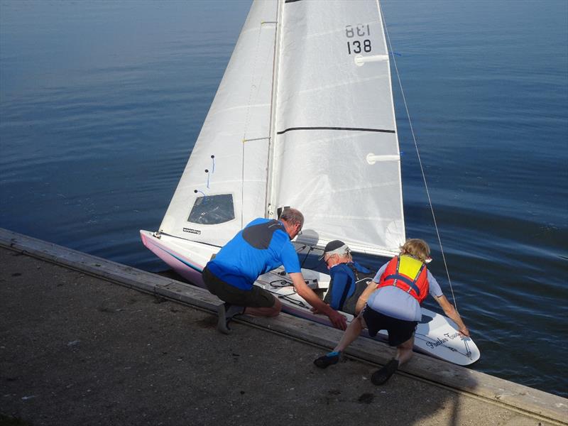 8-hour race at Middle Nene photo copyright Wilf Kunze taken at Middle Nene Sailing Club and featuring the Illusion class