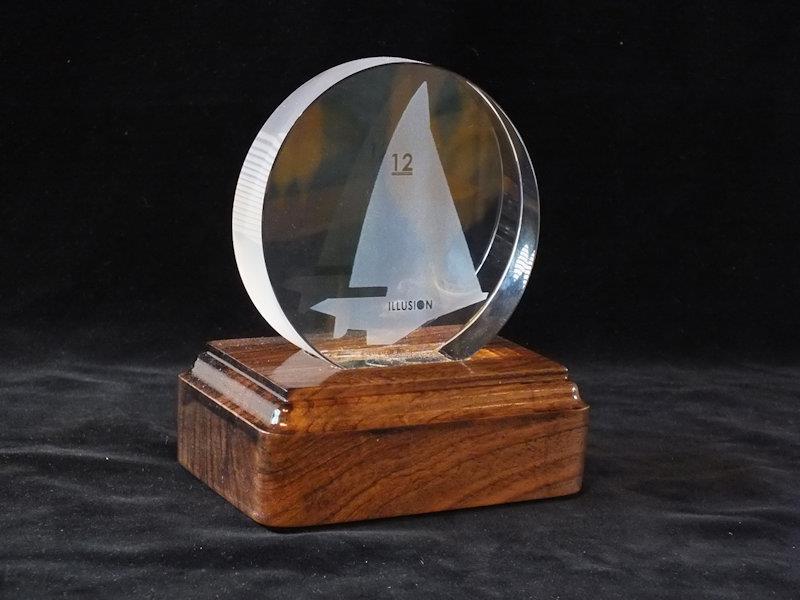 Illusion Inland Championship trophy photo copyright Wilf Kunze taken at Middle Nene Sailing Club and featuring the Illusion class