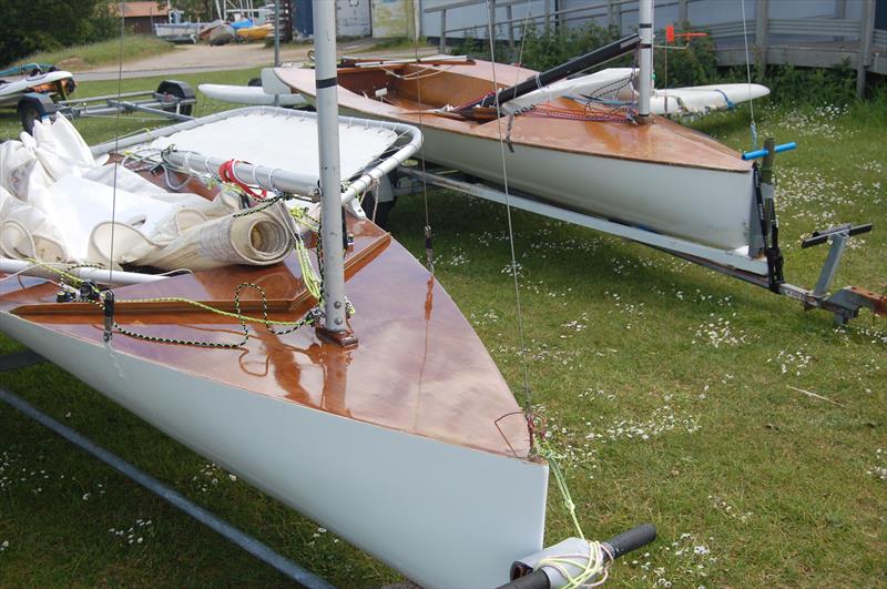 Early International Moths were essentially just smaller versions of normally shaped dinghies - photo © David Henshall