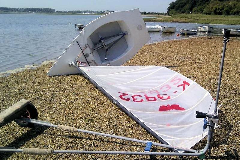 The early Skols were great for offering an easy route into International Moth sailing, but the cockpit layout left something to be desired photo copyright Sami taken at  and featuring the International Moth class