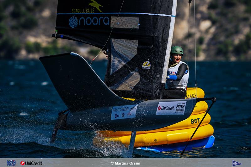 International Moth Worlds at Fraglia Vela Malcesine Day 3 - photo © Martina Orsini