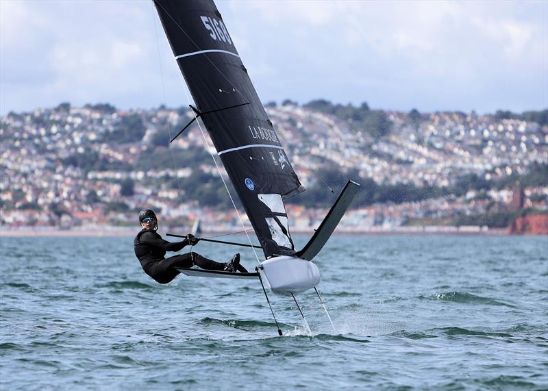 GBR 5168, Hattie Rogers, on Wetsuit Outlet International Moth UK Championship Day 2 - photo © Mark Jardine