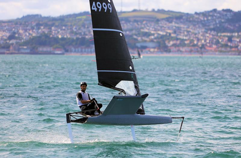 GBR 4999, Henry Wetherell, on Wetsuit Outlet International Moth UK Championship Day 2 - photo © Mark Jardine