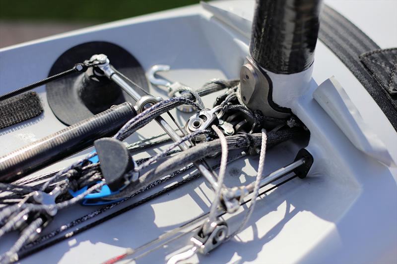 A look inside the Bieker Moth at the Wetsuit Outlet International Moth UK Championship - photo © Mark Jardine