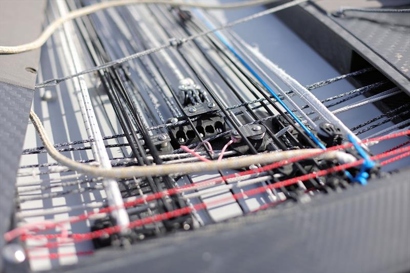 A look inside the Bieker Moth at the Wetsuit Outlet International Moth UK Championship - photo © Mark Jardine