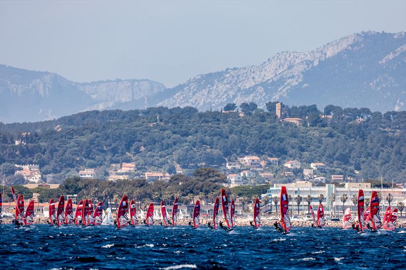 iQFoil - Day 1 - 53rd Semaine Olympique Francais, Hyeres - April 2022 - photo © Sailing Energy / World Sailing