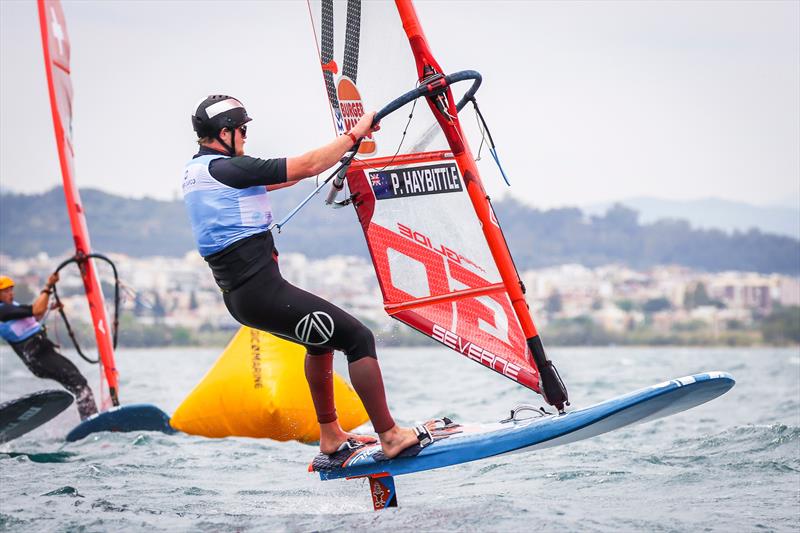 Patrick Haybittle (NZL) - Day 3 - iQFOiL Europeans in Patras, Greece, May 2023 photo copyright Sailing Energy taken at  and featuring the iQFoil class