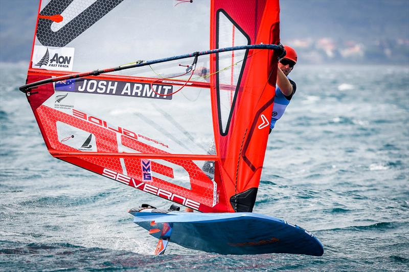 Josh Armit (NZL) - Day 6 - iQFOiL Europeans in Patras, Greece, May 2023 - photo © Sailing Energy
