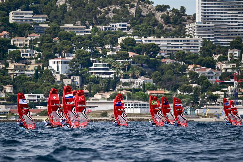 IQFoil - Paris 2024 Olympic Sailing Test Event, Marseille, France. July 13, 2023 - photo © Vincent Curutchet / World Sailing