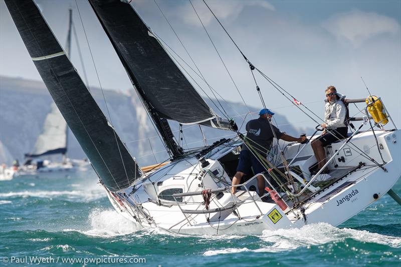 Jangada during RORC Race the Wight photo copyright Paul Wyeth / www.pwpictures.com taken at Royal Ocean Racing Club and featuring the IRC class