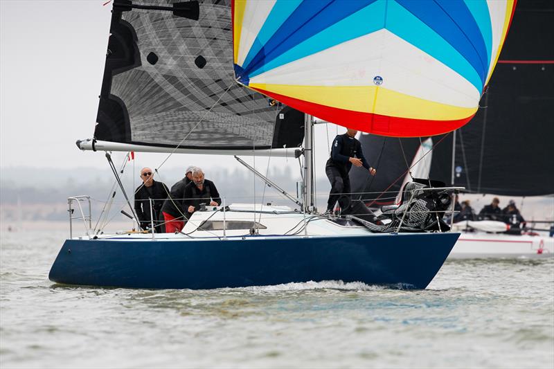 Dark Horse, Mustang 30 during HYS Hamble Winter Series Race Week 2 photo copyright Paul Wyeth / Hamble Winter Series taken at Hamble River Sailing Club and featuring the IRC class