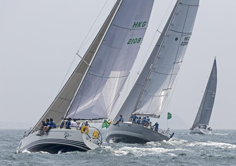 Orient Express and Explorer heading for Waglan. Rolex China Sea Race 2018. - photo © photo RHKYC / Guy Nowell