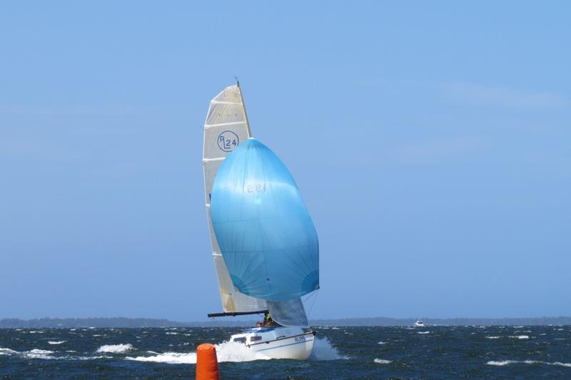 One of Rob's favourite pictures, Simon Walsh's RL24 199 “Ohau Rua” in full flight photo copyright Christie Arras taken at  and featuring the IRC class