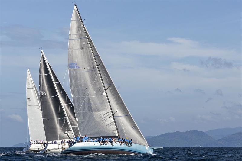 Antipodes to windward. Premier class. Phuket King's Cup 2018 photo copyright Guy Nowell / Phuket King's Cup taken at Royal Varuna Yacht Club and featuring the IRC class