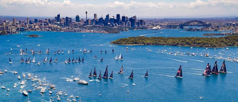 Start 2018 Rolex Sydney Hobart Yacht Race photo copyright Rolex / Studio Borlenghi taken at Cruising Yacht Club of Australia and featuring the IRC class