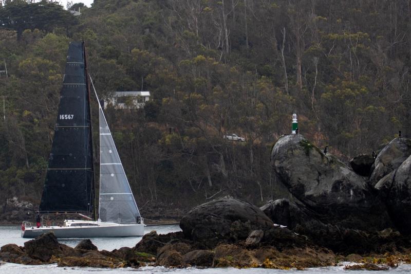 Titanium finishing Leg 2 in Stewart Island - 2019 SSANZ Two Handed Round New Zealand Race - photo © Deb Williams