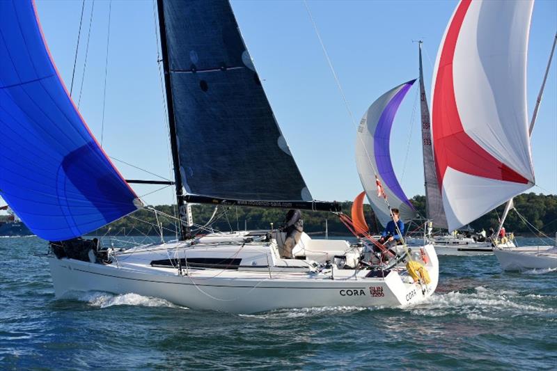 Nigel & Tim Goodhew Sunfast 3200 Cora - RORC Cowes Dinard St Malo Race - photo © Rick Tomlinson / RORC