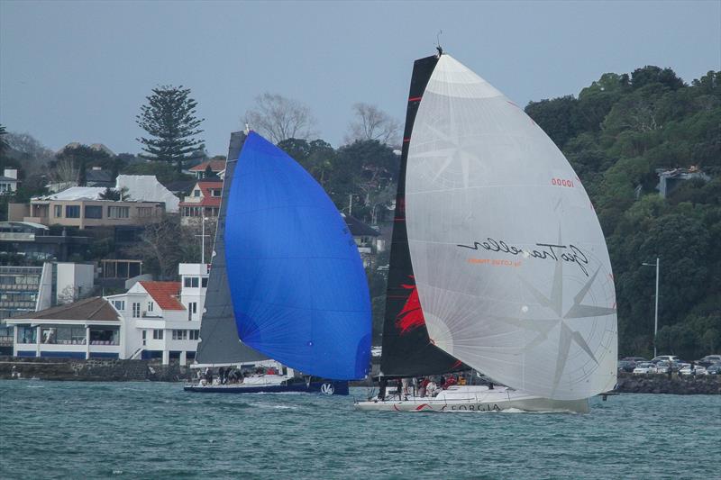 V5 and Georgia Racing - RNZYS Winter Race - July 27,  2019 photo copyright Richard Gladwell taken at Royal New Zealand Yacht Squadron and featuring the IRC class