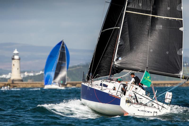 Alexis Loison and Jean-Pierre Kelbert on JPK 10.30 Léon - 2019 Rolex Fastnet Race photo copyright Paul Wyeth taken at Royal Ocean Racing Club and featuring the IRC class