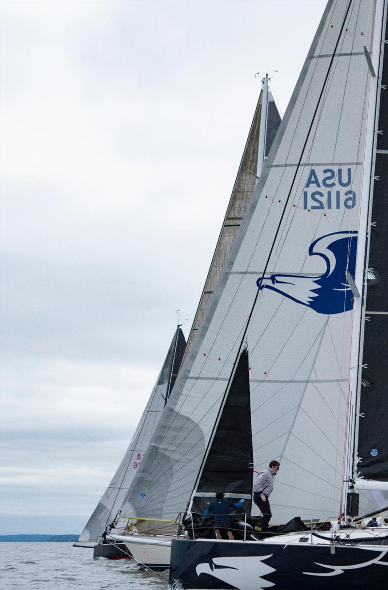 Eagle and Class 2 at the start line - The 64th Gearbuster photo copyright Donovan McSorley taken at Indian Harbor Yacht Club and featuring the IRC class