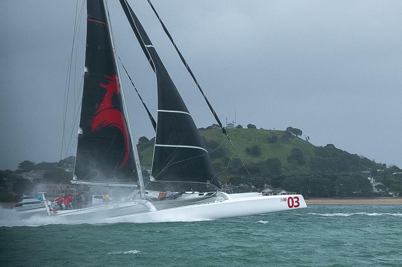 Beau Geste (Pat Kong) (Hong Kong) starts climbing - PIC Coastal Classic - Start - Waitemata Harbour - October 25, 2019 - photo © Richard Gladwell / Sail-World.com