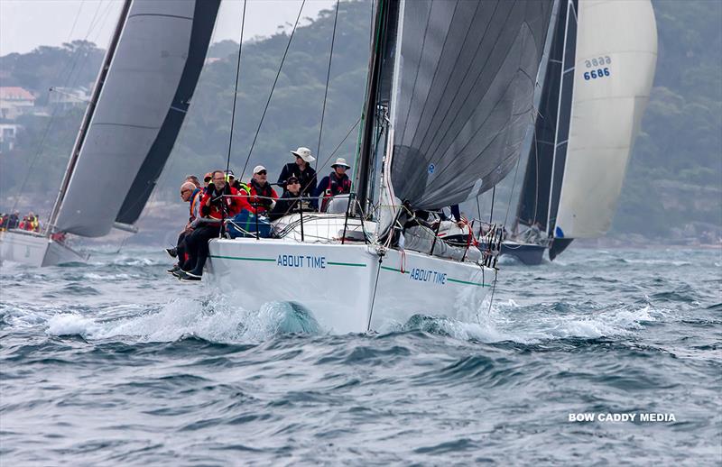 Heading out with About Time - CYCA Bird Island Race - photo © Bow Caddy Media