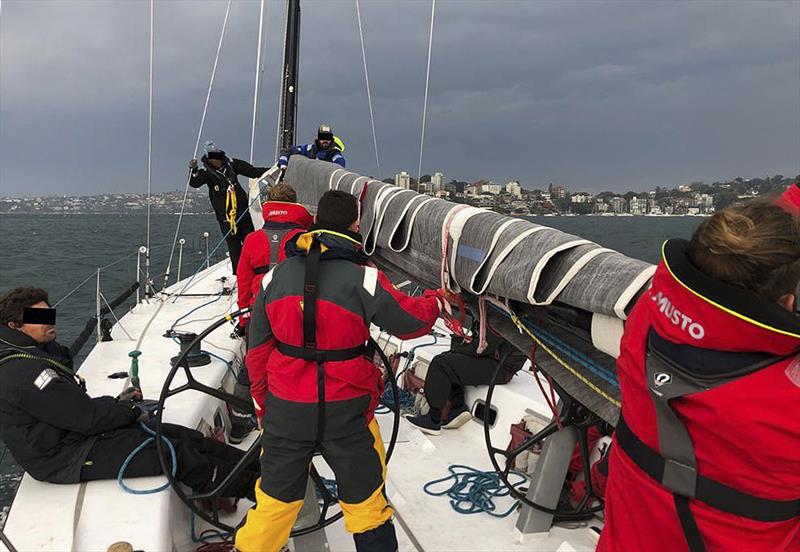 Training on board 'Happy Wanderer' for the ex-service vets photo copyright Mitch Pearson / Surf Sail Kite taken at Cruising Yacht Club of Australia and featuring the IRC class