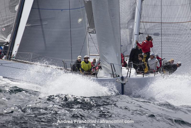 Nothing like a grand entrance - Celestial  photo copyright Andrea Francolini taken at Middle Harbour Yacht Club and featuring the IRC class