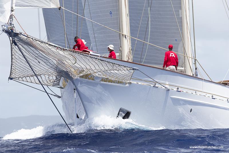 The 182ft (55.5m) Dykstra schooner Adela - 2020 Superyacht Challenge Antigua photo copyright Claire Matches / www.clairematches.com taken at  and featuring the IRC class