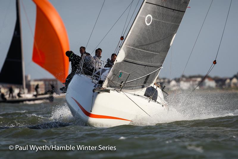 Gentoo, Sunfast 3000, during HYS Hamble Winter Series Race Week 5 - photo © Paul Wyeth / www.pwpictures.com