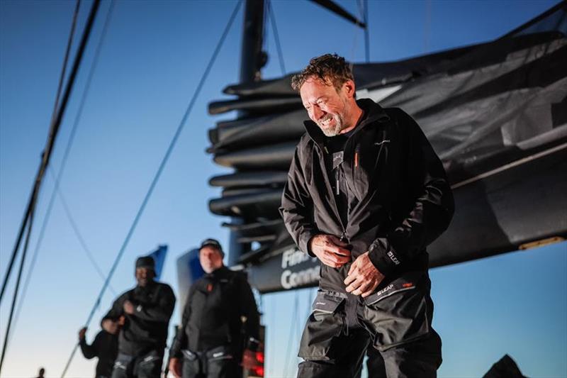 LawConnect owner and skipper Christian Beck after finishing the 2021 Rolex Sydney Hobart Yacht Race photo copyright Salty Dingo taken at Cruising Yacht Club of Australia and featuring the IRC class