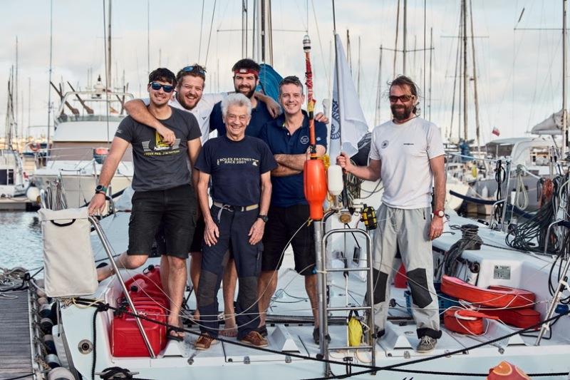 Jacques Pelletier and crew on his Milon 41 L'Ange de Milon (FRA) photo copyright James Mitchell / RORC taken at Royal Ocean Racing Club and featuring the IRC class