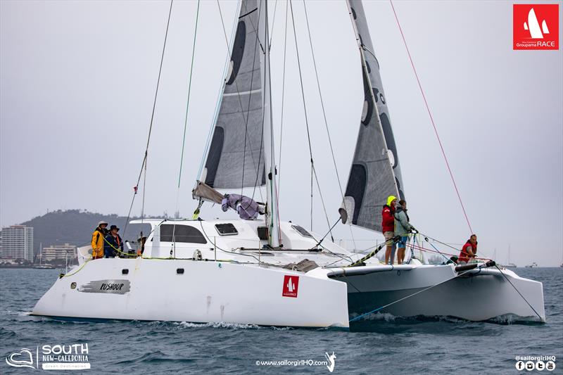 Rushour is due to cross the line after 2200 local - 2022 Groupama Race, day 4 photo copyright Nic Douglass @sailorgirlHQ taken at Cercle Nautique Calédonien and featuring the IRC class