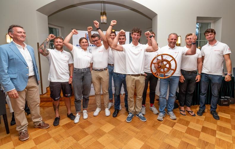 I Love Poland were awarded the Bobby Lowein Wheel for Monohull Line Honours - Roschier Baltic Sea Race photo copyright Pepe Korteniemi taken at Royal Ocean Racing Club and featuring the IRC class