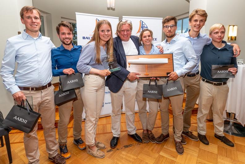 Winners of IRC Zero: Carkeek 47 Störtebeker, skippered by Torben Muehlbach of HVS - the team were also presented with the new Youth Trophy to highlight their achievements and the great involvement that young sailors play in the sport of offshore racing - photo © Pepe Korteniemi
